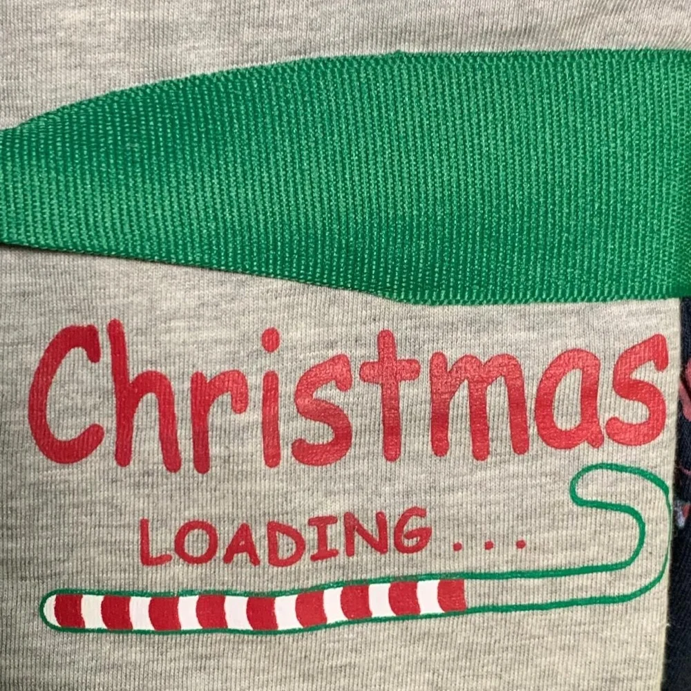 Christmas Loading men Christmas Pajamas 2 piece set large